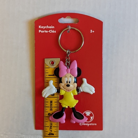 Disney Store Mickey and Minnie Keychains Set of 3 - Picture 6 of 10